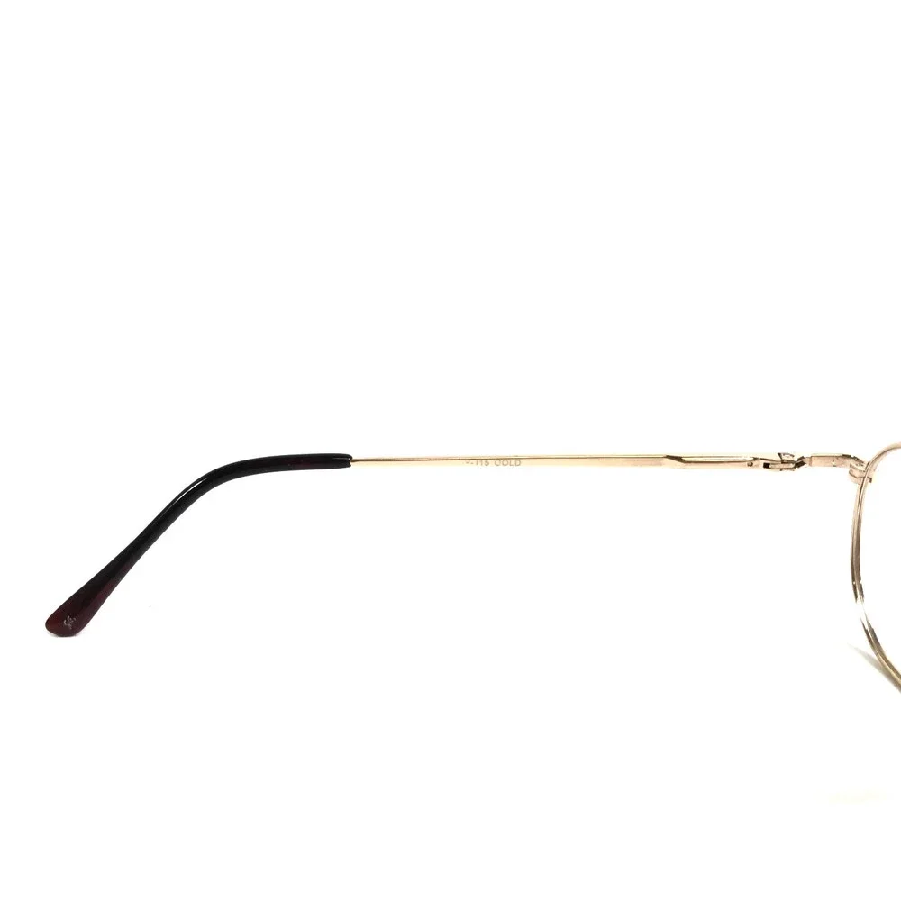 Shiny Gold Aviator Eyeglasses Frames P-115 GOLD Aviator Wire Rim 55-15-140